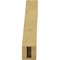 Ekena Millwork 3-inch W x 10-inch D x 14-inch H Westlake Rough Cedar Woodgrain TimberThane Knee Brace, Primed BRCUR03X10X14WTLRCPR - alternate 3